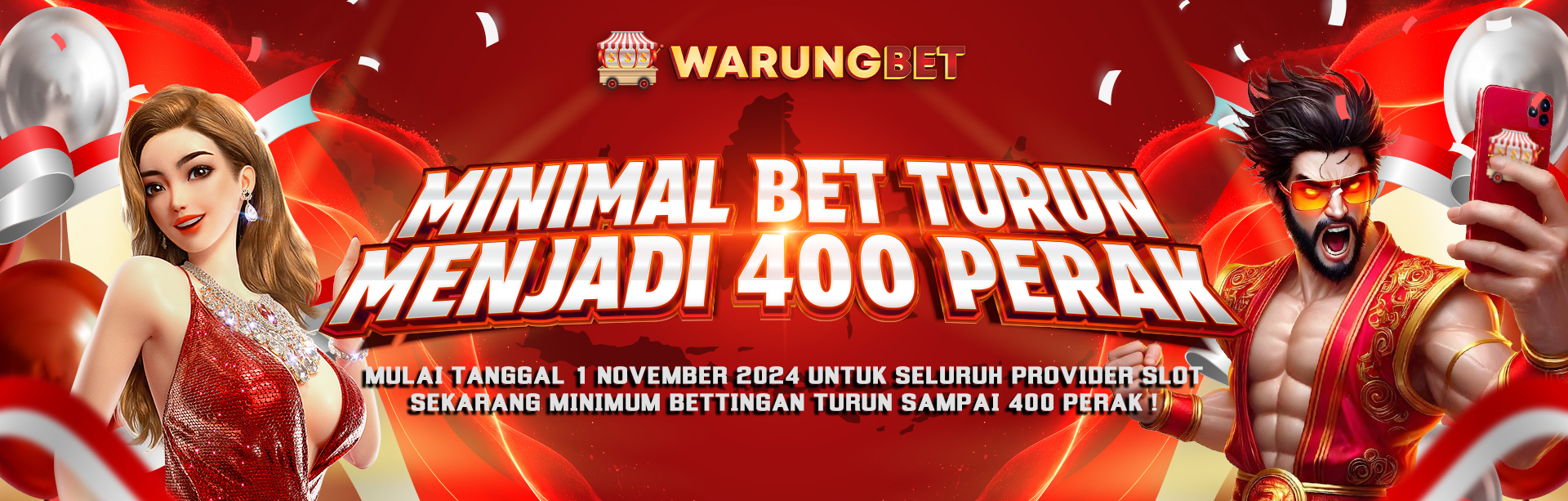 MINIMAL BET TURUN JADI 400 PERAK..!!!