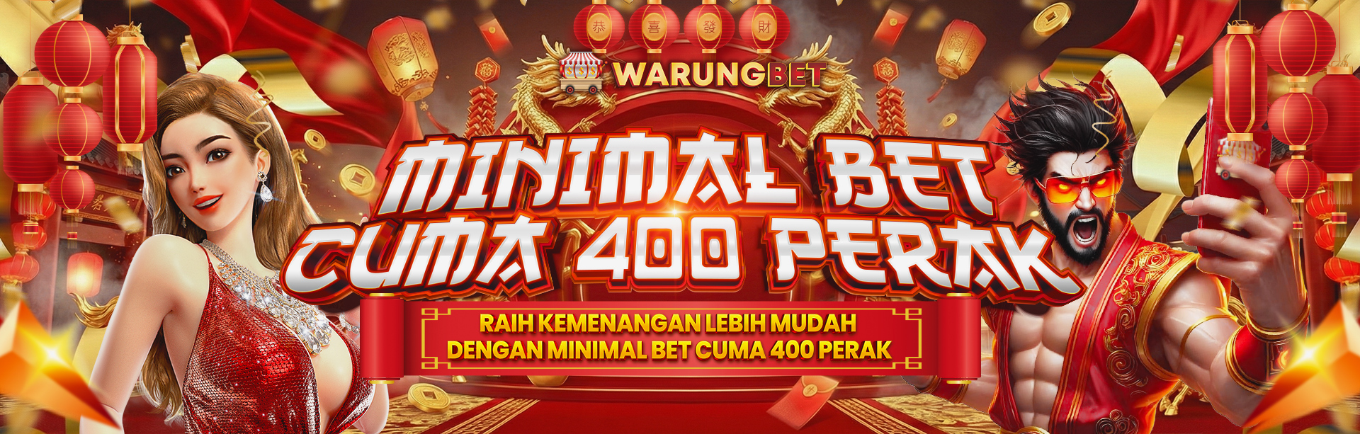 MINIMAL BET TURUN JADI 400 PERAK..!!!