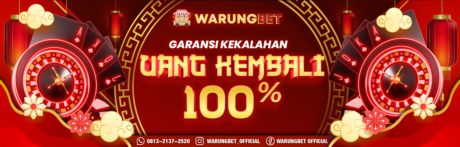 BONUS CASHBACK 100%