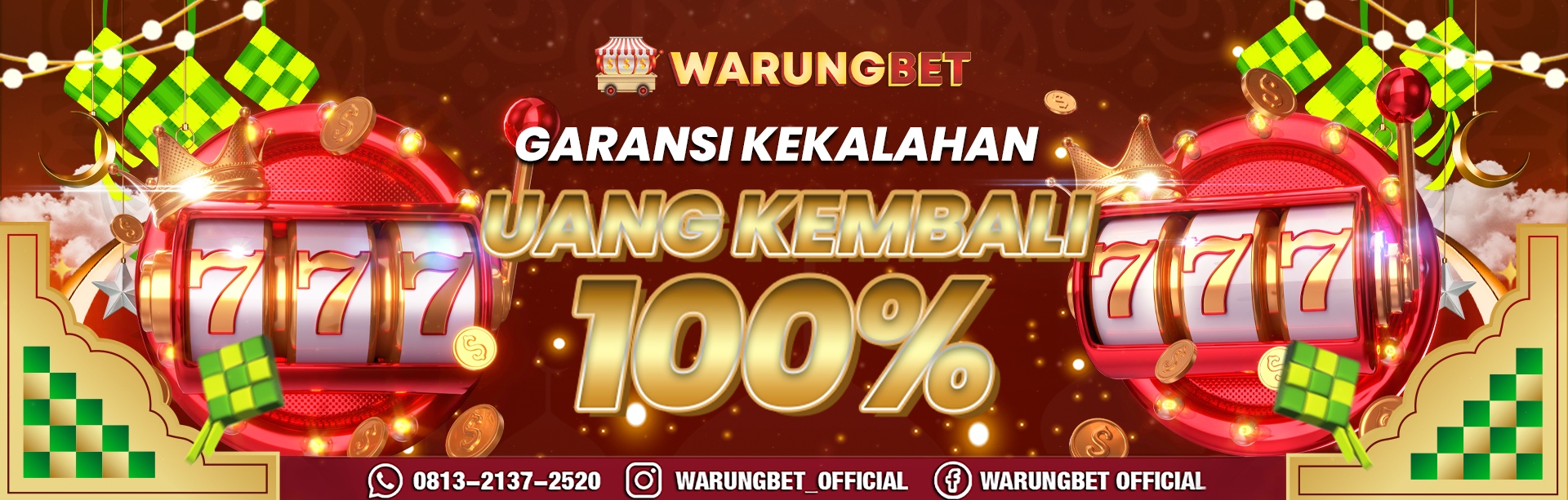 BONUS CASHBACK 100%