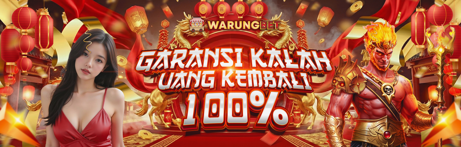 BONUS CASHBACK 100%
