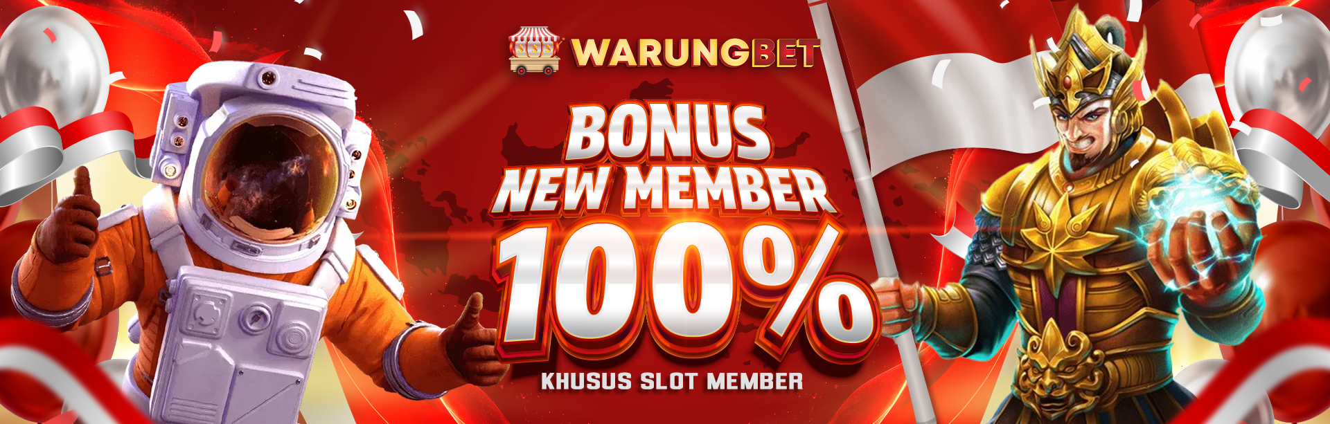 BONUS NEW MEMBER SLOTS 100%