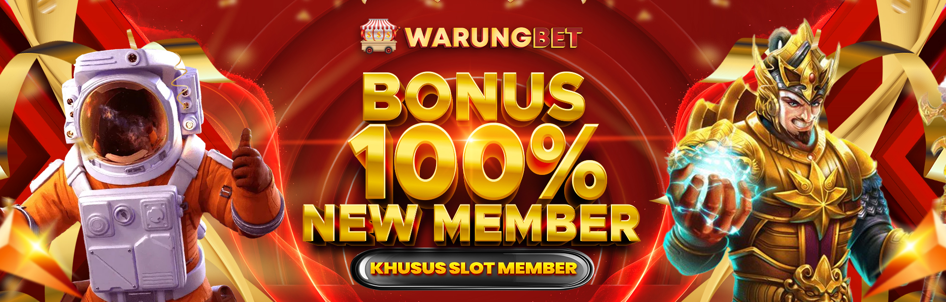 BONUS NEW MEMBER SLOTS 100%