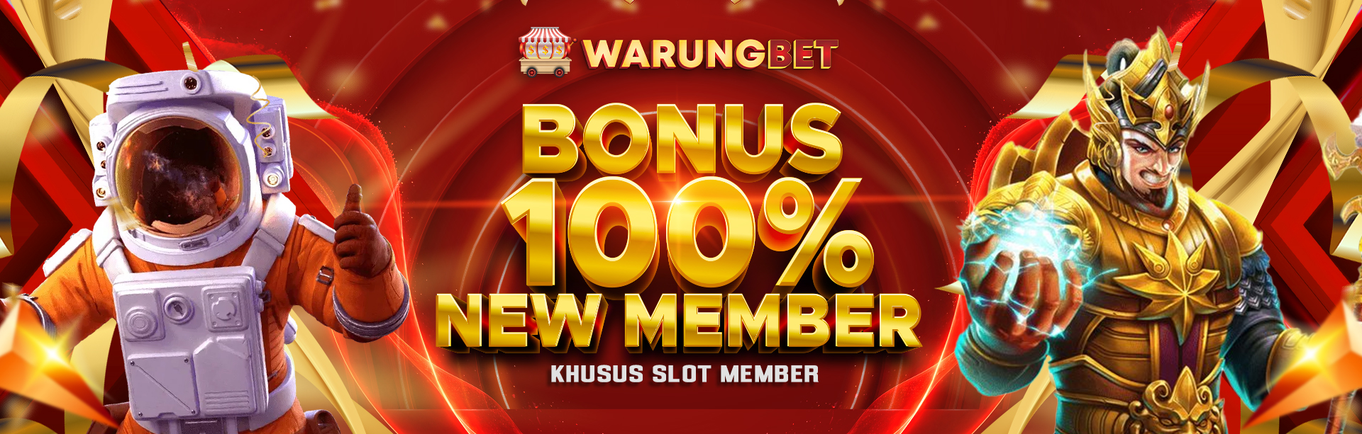BONUS NEW MEMBER SLOTS 100%
