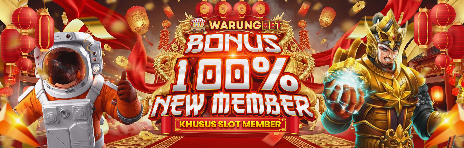 BONUS NEW MEMBER SLOTS 100%
