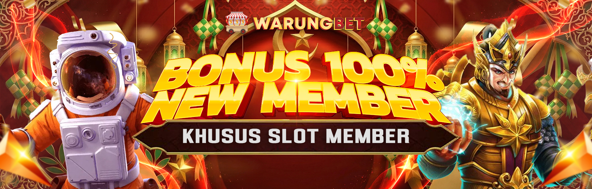 BONUS NEW MEMBER SLOTS 100%