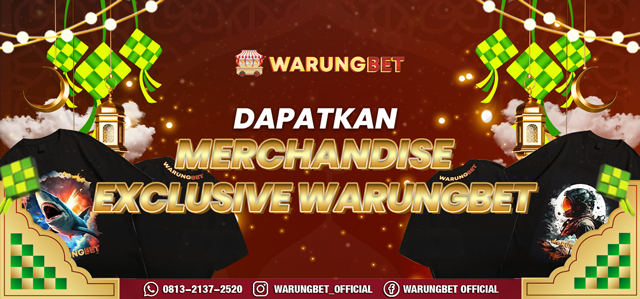 MERCHANDISE EXCLUSIVE DARI WARUNGBET