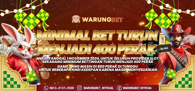 MINIMAL BET TURUN JADI 400 PERAK..!!!