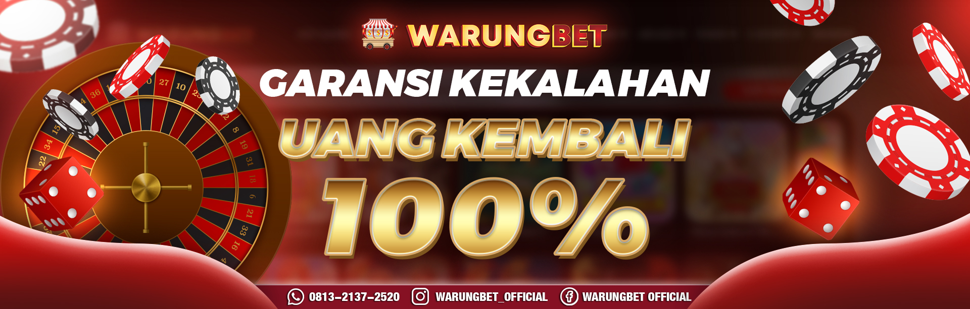 BONUS CASHBACK 100%